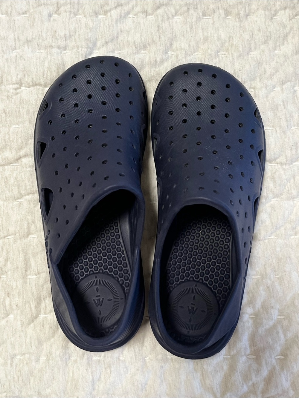 Boys Navy Slip-on Ventilated Water Shoes